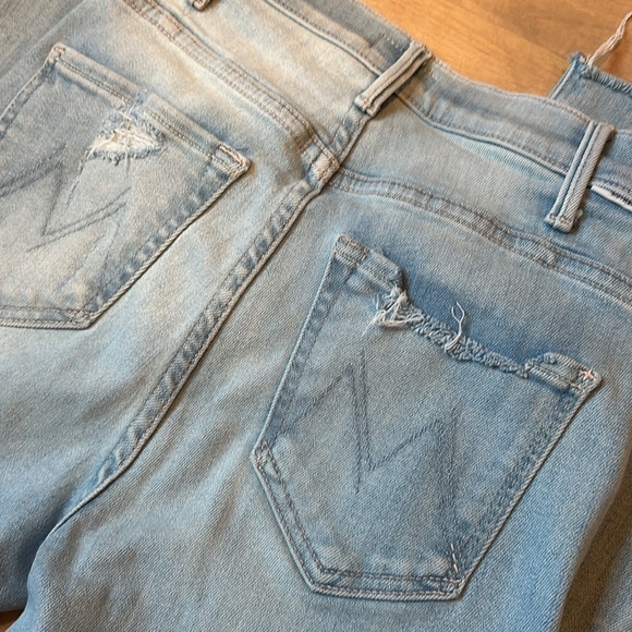 MOTHER The Hustler Ankle Fray in Not So Chill Pill - Picture 11 of 12